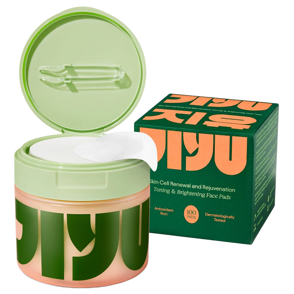JIYU Toner Pads - Korean Skincare for Dark Spots, Wrinkles & Dull Skin