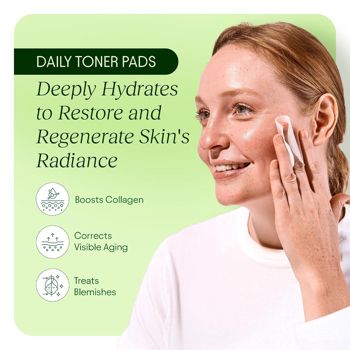JIYU Toner Pads - Korean Skincare for Dark Spots, Wrinkles & Dull Skin