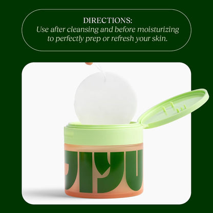 JIYU Toner Pads - Korean Skincare for Dark Spots, Wrinkles & Dull Skin