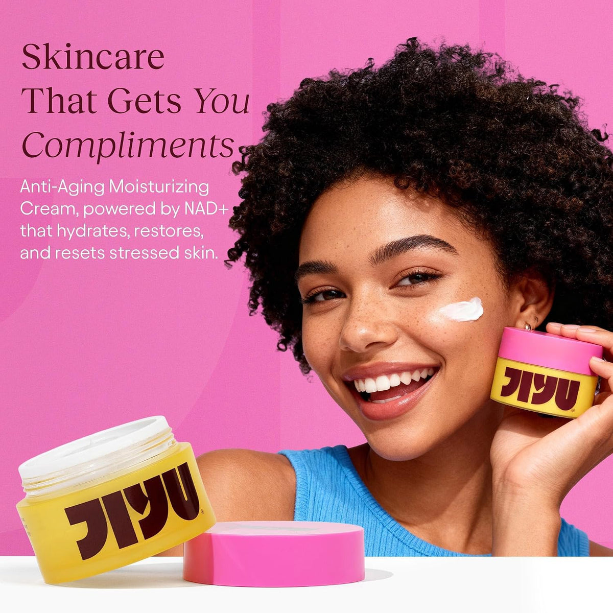 JIYU NAD+ Hydrating Face Moisturizer – Korean Anti-Aging Cream
