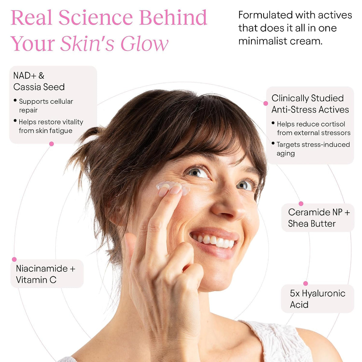 JIYU NAD+ Hydrating Face Moisturizer – Korean Anti-Aging Cream